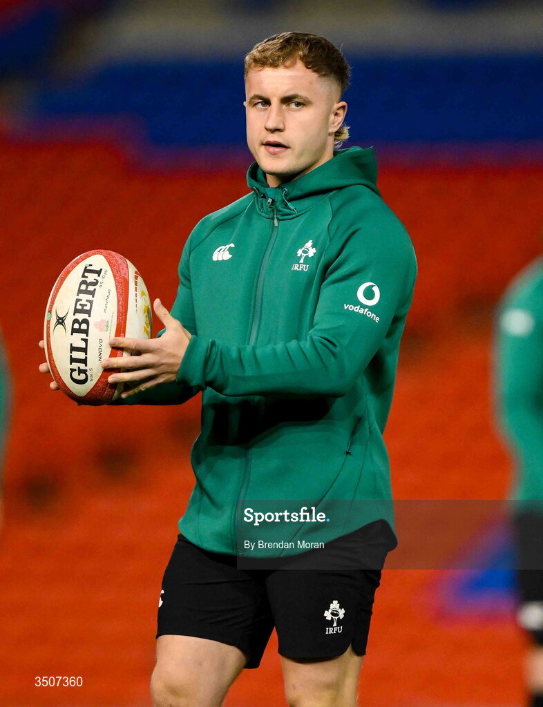 11 July 2026; Craig Casey of Ireland before the 2026 Nations Championship Round Two match between Japan and Ireland at McDonald Jones Stadium in Newcastle, Australia. Photo by Brendan Moran/Sportsfile