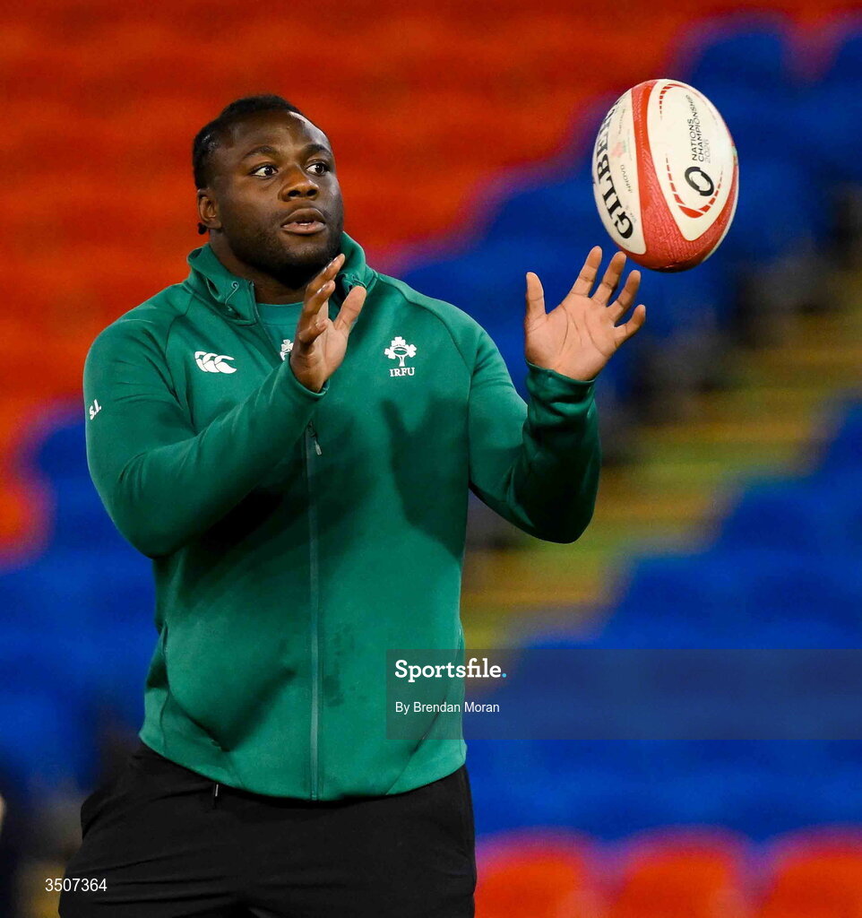 11 July 2026; Sam Illo of Ireland before the 2026 Nations Championship Round Two match between Japan and Ireland at McDonald Jones Stadium in Newcastle, Australia. Photo by Brendan Moran/Sportsfile
