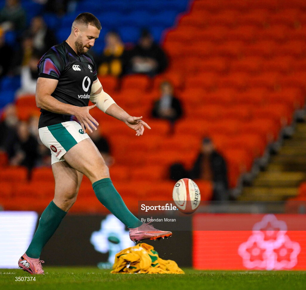 11 July 2026; Stuart McCloskey of Ireland during the 2026 Nations Championship Round Two match between Japan and Ireland at McDonald Jones Stadium in Newcastle, Australia. Photo by Brendan Moran/Sportsfile