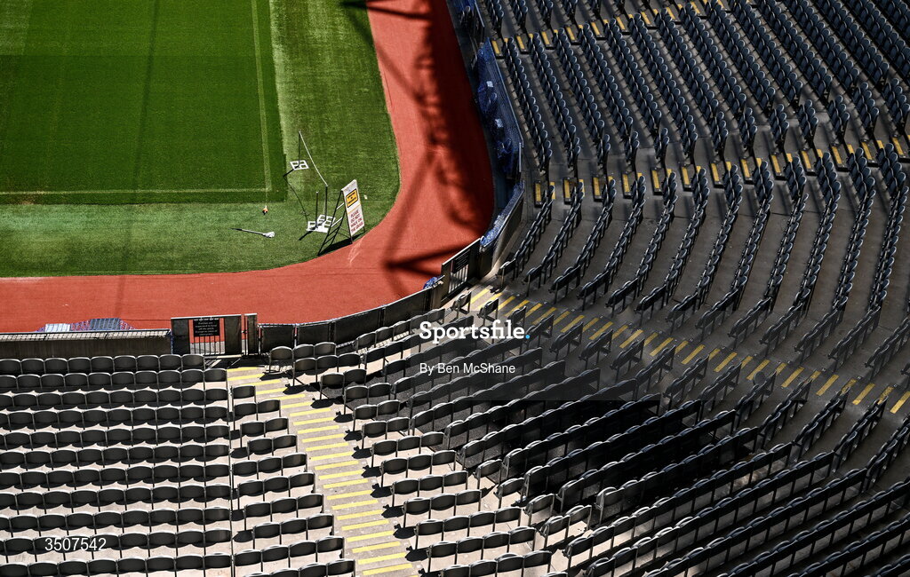 11 July 2026; A general view of Croke Park before the Tailteann Cup final match between Down and Wicklow at Croke Park in Dublin. Photo by Ben McShane/Sportsfile