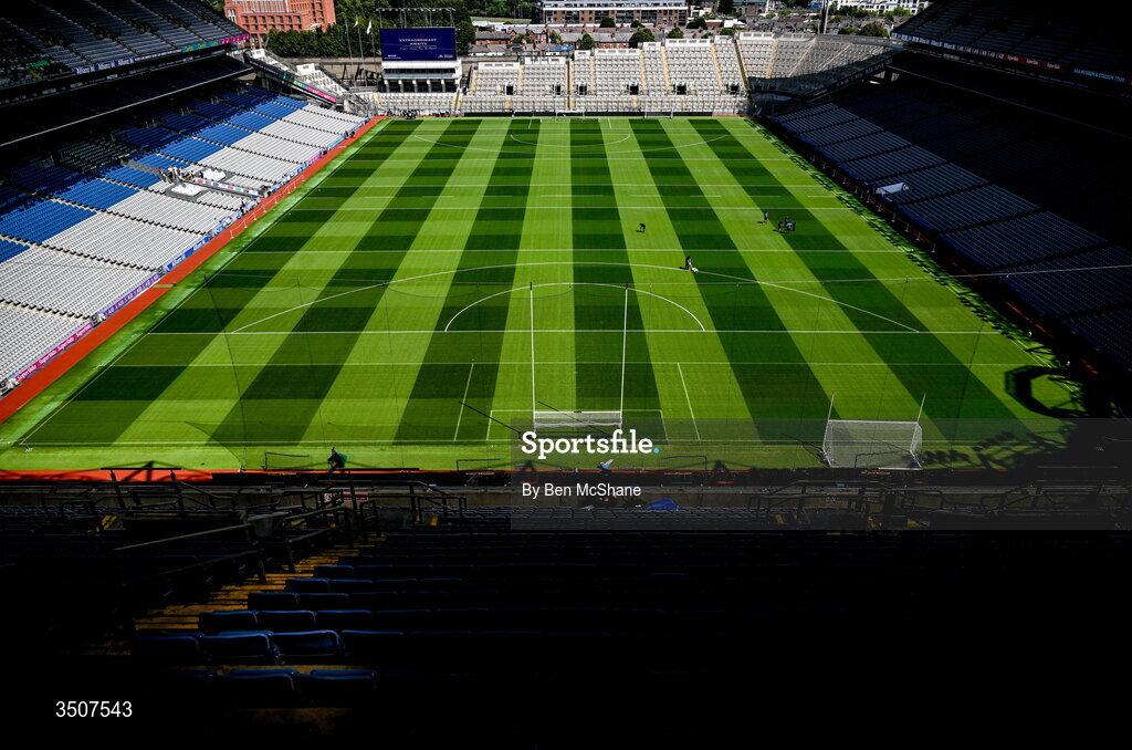 11 July 2026; A general view of Croke Park before the Tailteann Cup final match between Down and Wicklow at Croke Park in Dublin. Photo by Ben McShane/Sportsfile