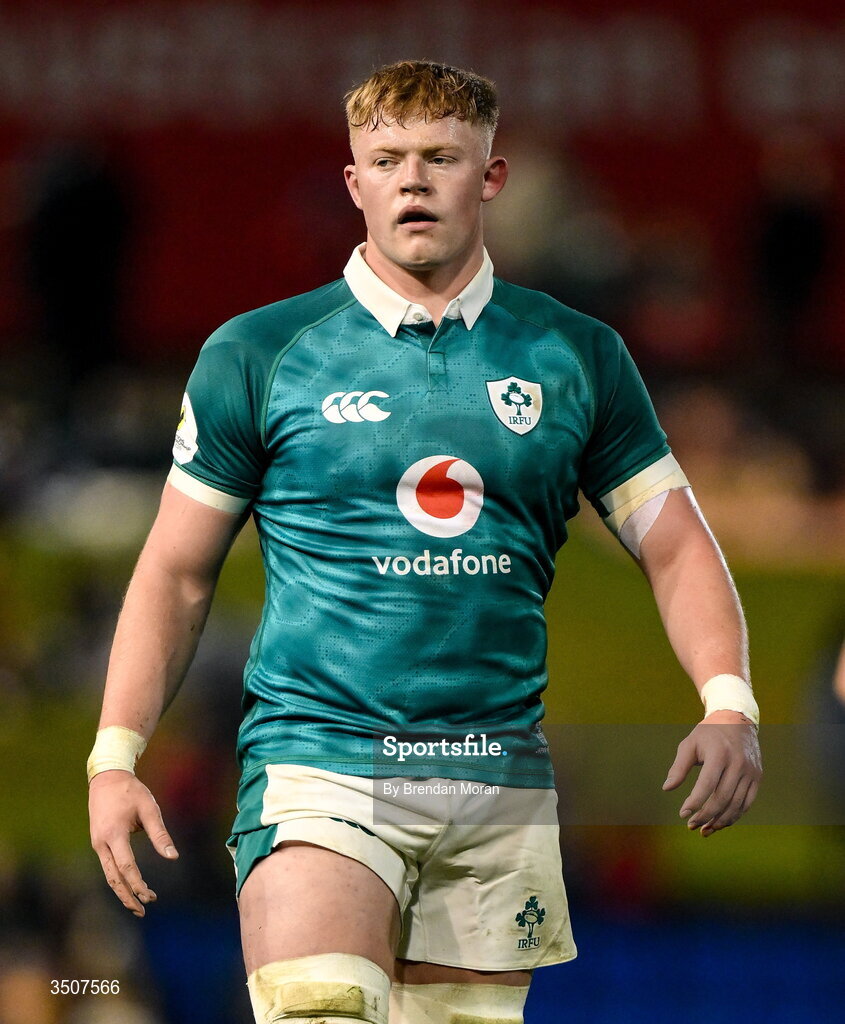 11 July 2026; Bryn Ward of Ireland during the 2026 Nations Championship Round Two match between Japan and Ireland at McDonald Jones Stadium in Newcastle, Australia. Photo by Brendan Moran/Sportsfile