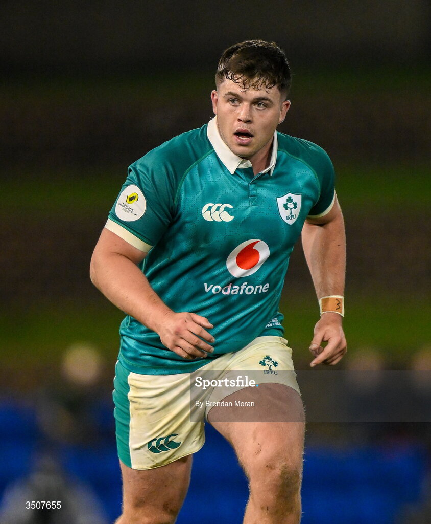 11 July 2026; Billy Bohan of Ireland during the 2026 Nations Championship Round Two match between Japan and Ireland at McDonald Jones Stadium in Newcastle, Australia. Photo by Brendan Moran/Sportsfile