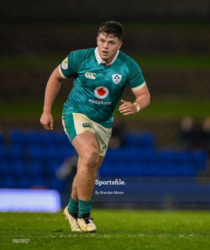 11 July 2026; Billy Bohan of Ireland during the 2026 Nations Championship Round Two match between Japan and Ireland at McDonald Jones Stadium in Newcastle, Australia. Photo by Brendan Moran/Sportsfile