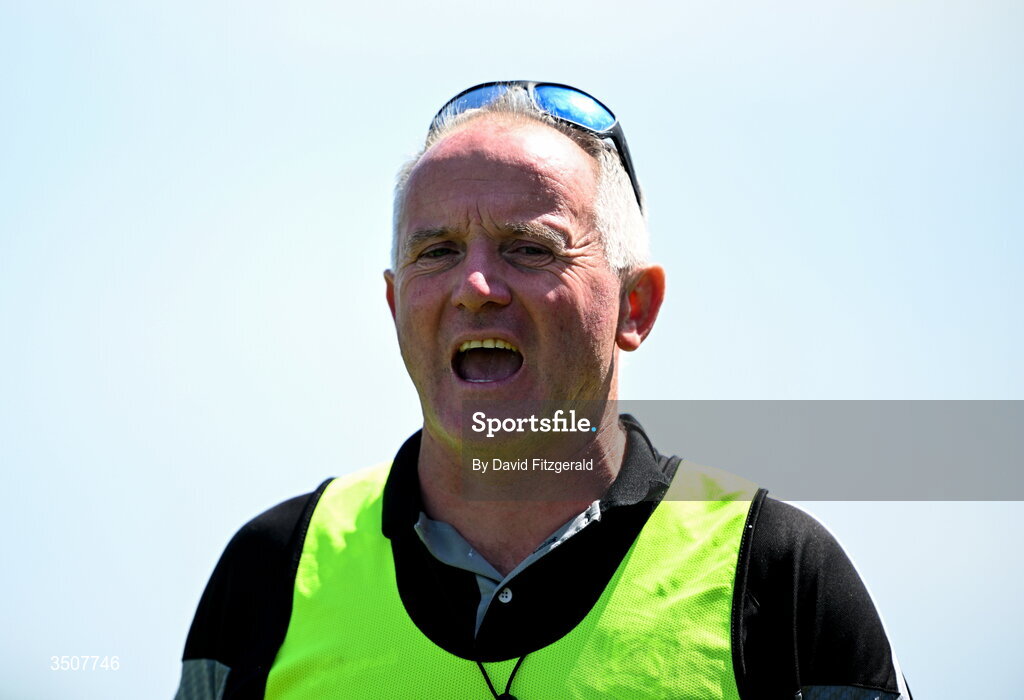 11 July 2026; Galway manager Kevin Joyce during the 2026 LGFA All-Ireland U20 final match between Donegal and Galway at Kilcoyne Memorial Park in Tubbercurry, Sligo. Photo by David Fitzgerald/Sportsfile