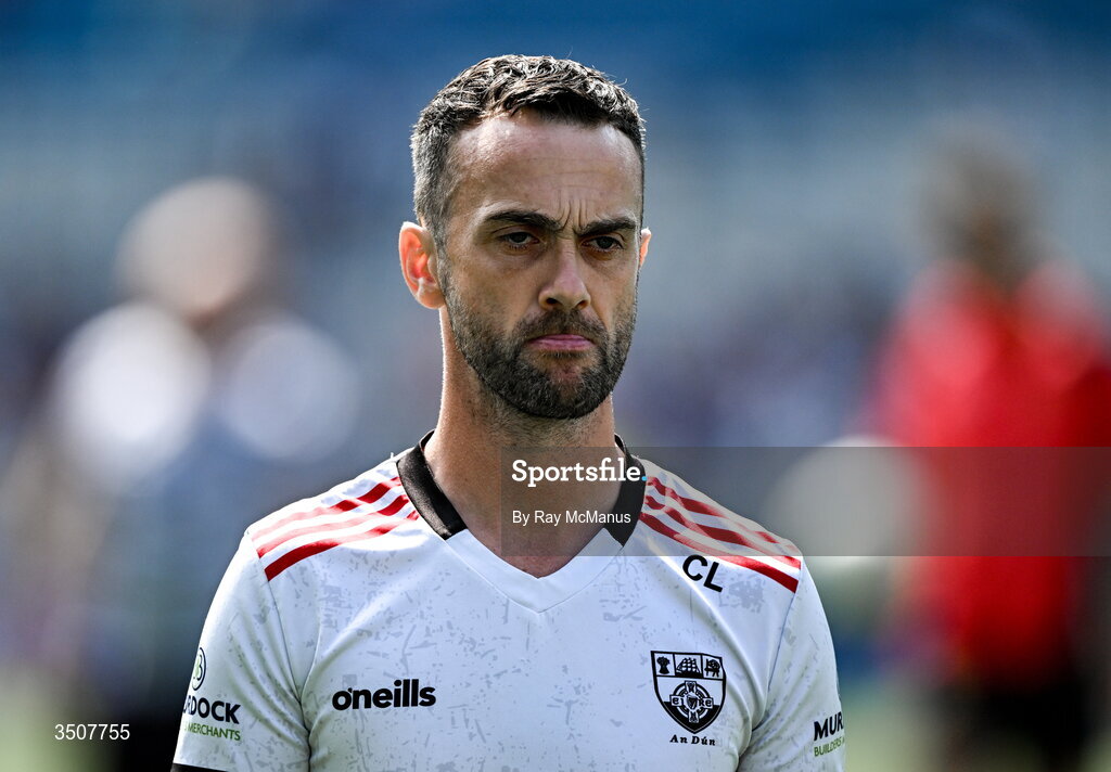 11 July 2026; Down manager Conor Laverty before the Tailteann Cup final match between Down and Wicklow at Croke Park in Dublin. Photo by Ray McManus/Sportsfile