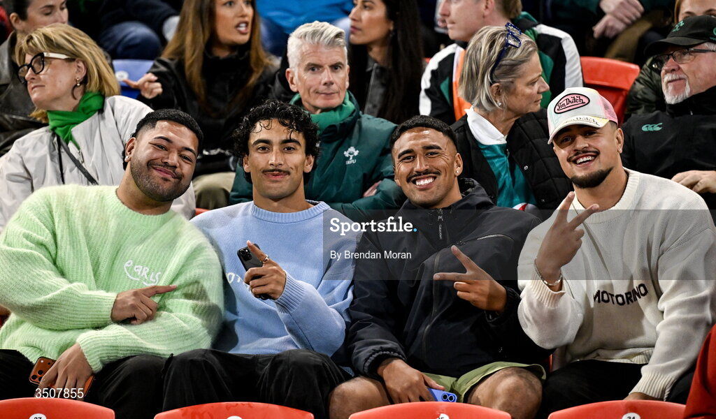 11 July 2026; Ireland supporters during the 2026 Nations Championship Round Two match between Japan and Ireland at McDonald Jones Stadium in Newcastle, Australia. Photo by Brendan Moran/Sportsfile