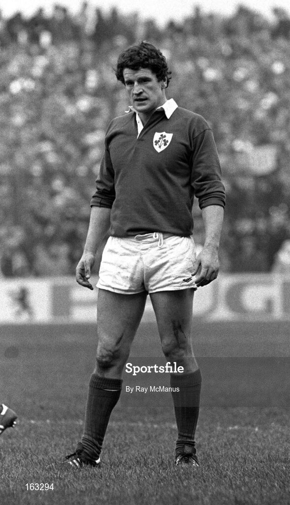20 February 1982; John O'Driscoll, Ireland. Five Nations Rugby Championship, Ireland v Scotland, Lanssdowne Road, Dublin. Picture credit; Ray McManus / SPORTSFILE