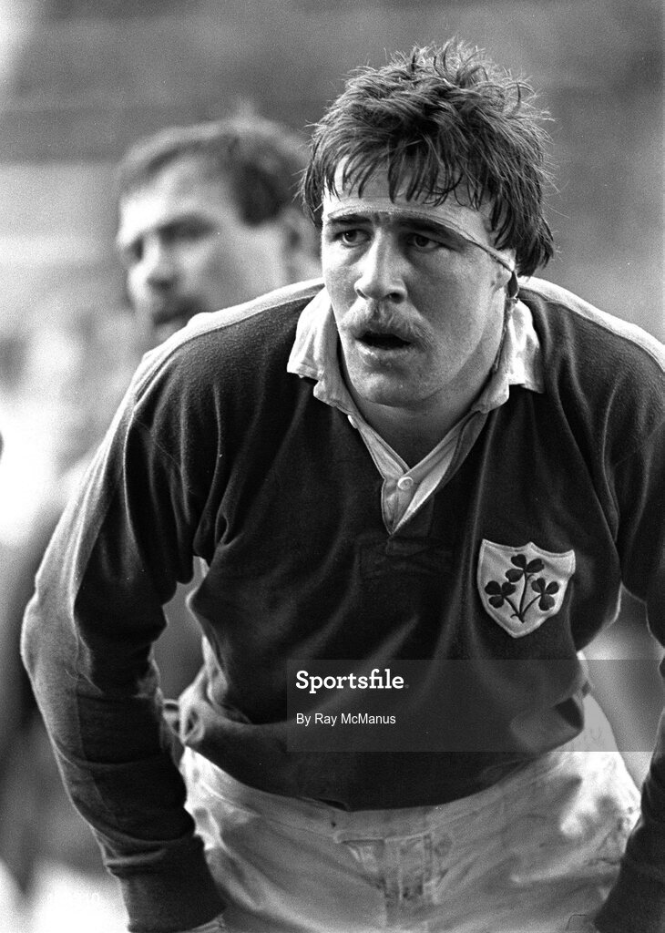 5 March 1983; Donal Lenihan, Ireland. Five Nations Rugby Championship, Wales v Ireland, Cardiff Arms Park, Cardiff, Wales. Picture credit; Ray McManus / SPORTSFILE