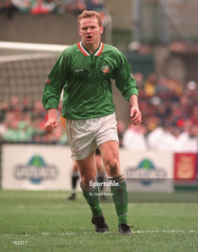 23 March 1994; Brian Carey, Republic of Ireland. International friendly, Republic of Ireland v Russia, Lansdowne Road, Dublin. Picture credit; David Maher / SPORTSFILE