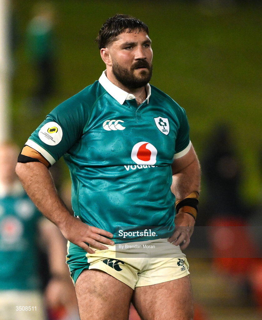 11 July 2026; Tom O’Toole of Ireland during the 2026 Nations Championship Round Two match between Japan and Ireland at McDonald Jones Stadium in Newcastle, Australia. Photo by Brendan Moran/Sportsfile