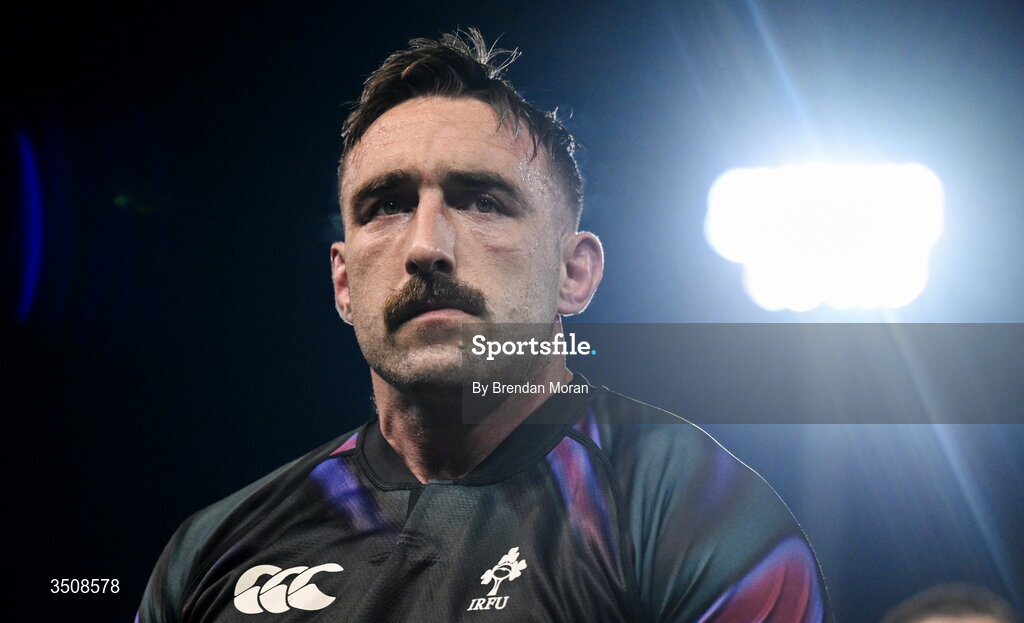 11 July 2026; Jack Conan of Ireland before the 2026 Nations Championship Round Two match between Japan and Ireland at McDonald Jones Stadium in Newcastle, Australia. Photo by Brendan Moran/Sportsfile