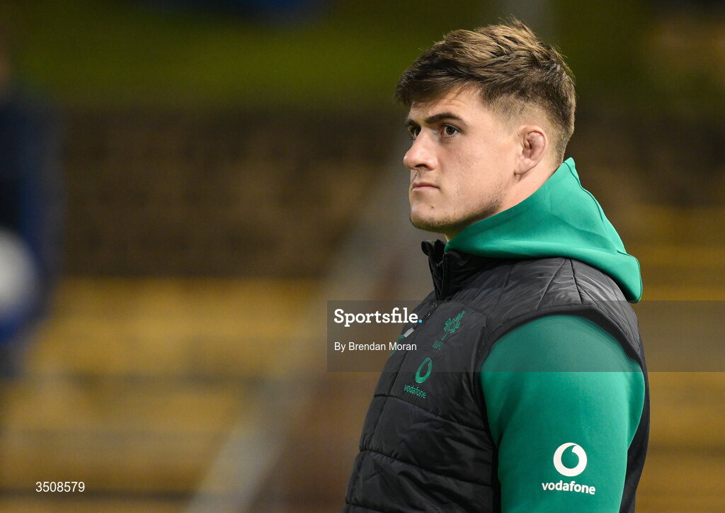 11 July 2026; Dan Sheehan of Ireland before the 2026 Nations Championship Round Two match between Japan and Ireland at McDonald Jones Stadium in Newcastle, Australia. Photo by Brendan Moran/Sportsfile