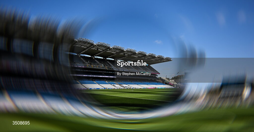 12 July 2026; (EDITOR'S NOTE; This image was created using a special effects camera filter) A general view inside Croke Park before the GAA Football All-Ireland Senior Championship semi-final match between Dublin and Kerry at Croke Park in Dublin. Photo by Stephen McCarthy/Sportsfile