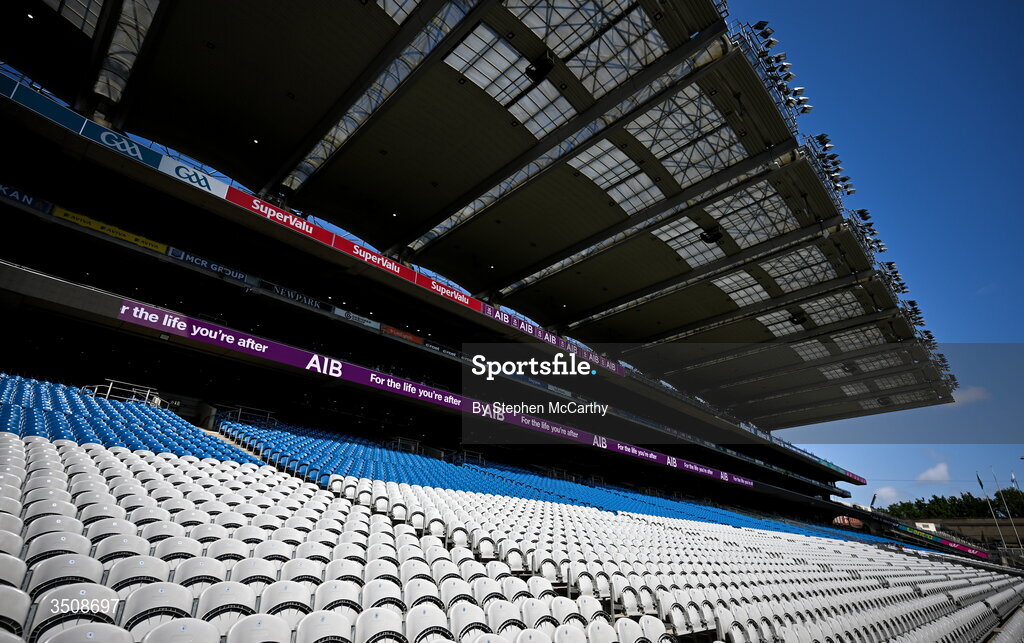 12 July 2026; A general view inside Croke Park before the GAA Football All-Ireland Senior Championship semi-final match between Dublin and Kerry at Croke Park in Dublin. Photo by Stephen McCarthy/Sportsfile