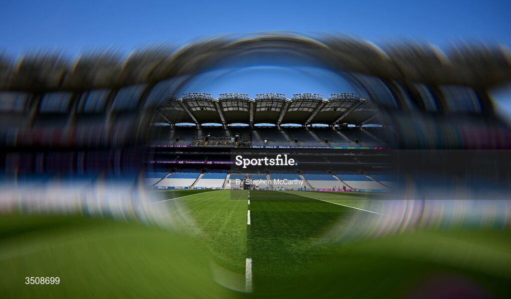 12 July 2026; (EDITOR'S NOTE; This image was created using a special effects camera filter) A general view inside Croke Park before the GAA Football All-Ireland Senior Championship semi-final match between Dublin and Kerry at Croke Park in Dublin. Photo by Stephen McCarthy/Sportsfile