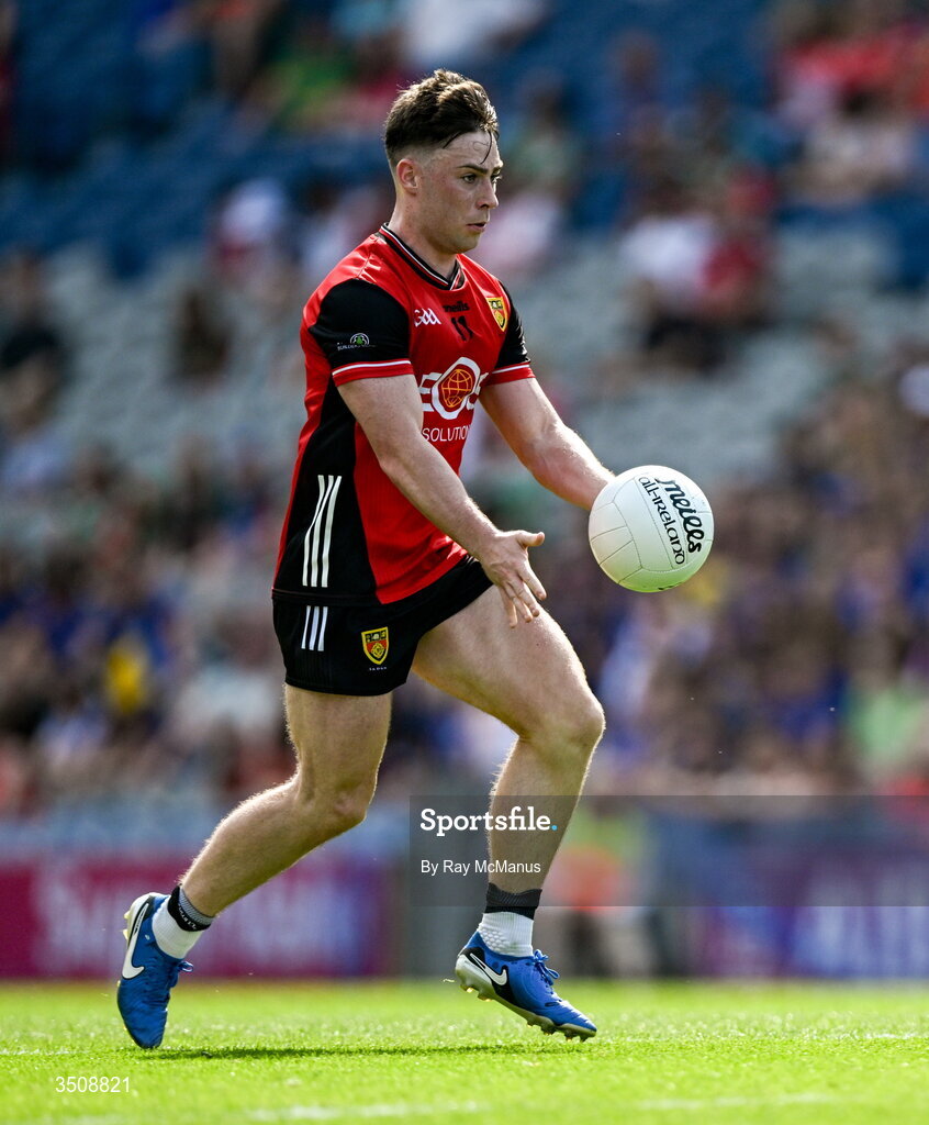 11 July 2026; Ceilum Doherty of Down during the Tailteann Cup final match between Down and Wicklow at Croke Park in Dublin. Photo by Ray McManus/Sportsfile