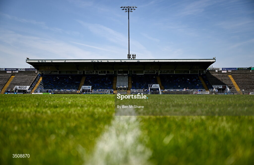 12 July 2026; A general view of Kingspan Breffni before the LGFA TG4 All-Ireland Junior Championship semi-final match between Carlow and Derry at Kingspan Breffni in Cavan. Photo by Ben McShane/Sportsfile