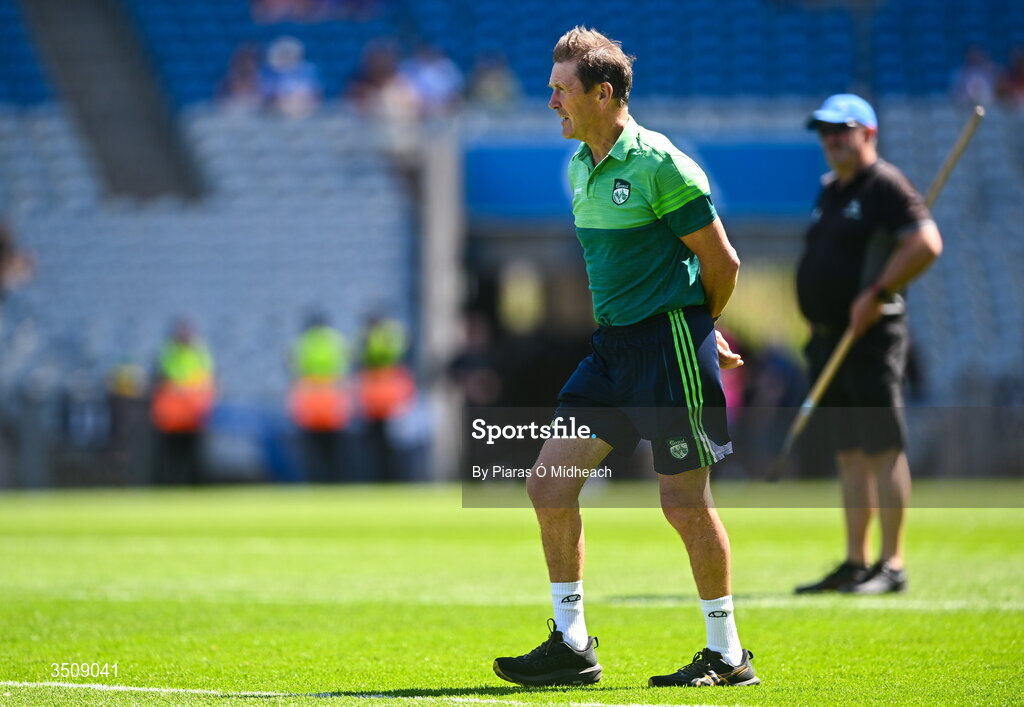 12 July 2026; Kerry manager Jack O'Connor walks the pitch before the GAA Football All-Ireland Senior Championship semi-final match between Dublin and Kerry at Croke Park in Dublin. Photo by Piaras Ó Mídheach/Sportsfile