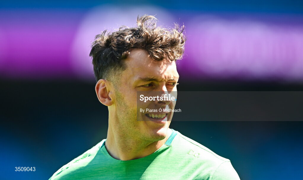 12 July 2026; Kerry player David Clifford walks the pitch before the GAA Football All-Ireland Senior Championship semi-final match between Dublin and Kerry at Croke Park in Dublin. Photo by Piaras Ó Mídheach/Sportsfile