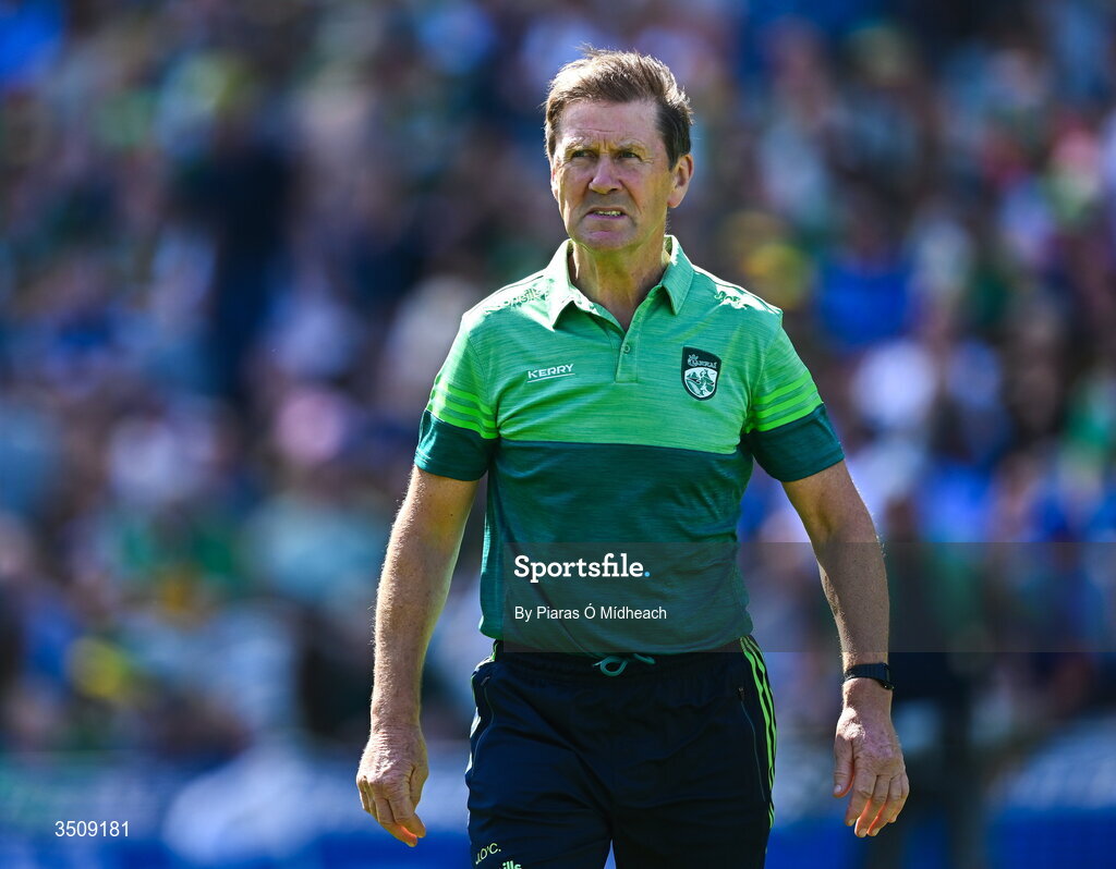 12 July 2026; Kerry manager Jack O'Connor before the GAA Football All-Ireland Senior Championship semi-final match between Dublin and Kerry at Croke Park in Dublin. Photo by Piaras Ó Mídheach/Sportsfile