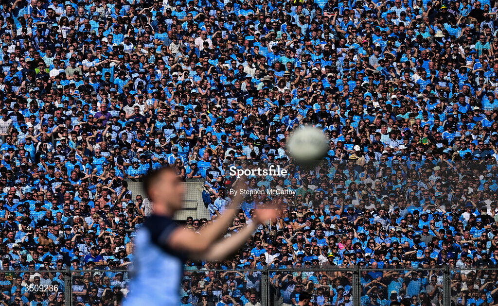 12 July 2026; A general view of Hill 16 during the GAA Football All-Ireland Senior Championship semi-final match between Dublin and Kerry at Croke Park in Dublin. Photo by Stephen McCarthy/Sportsfile