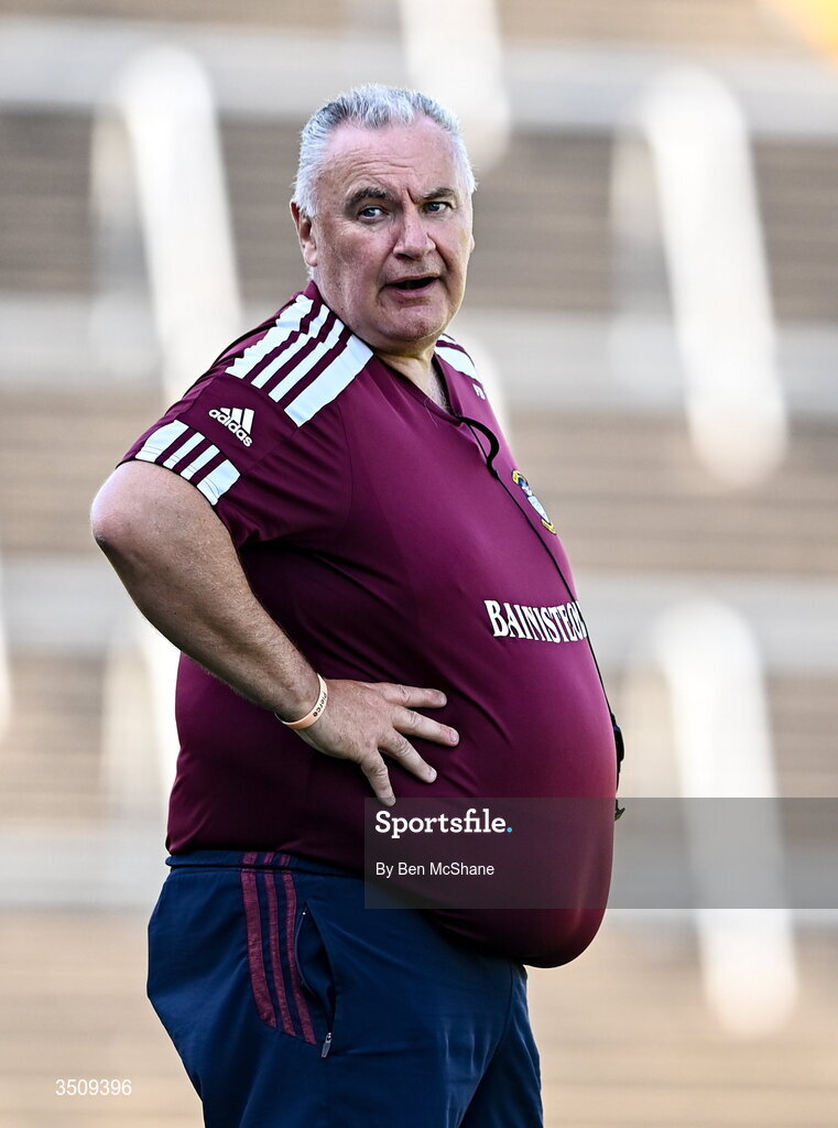 12 July 2026; Westmeath manager Frank Browne during the LGFA TG4 All-Ireland Intermediate Championship semi-final match between Roscommon and Westmeath at Kingspan Breffni in Cavan. Photo by Ben McShane/Sportsfile