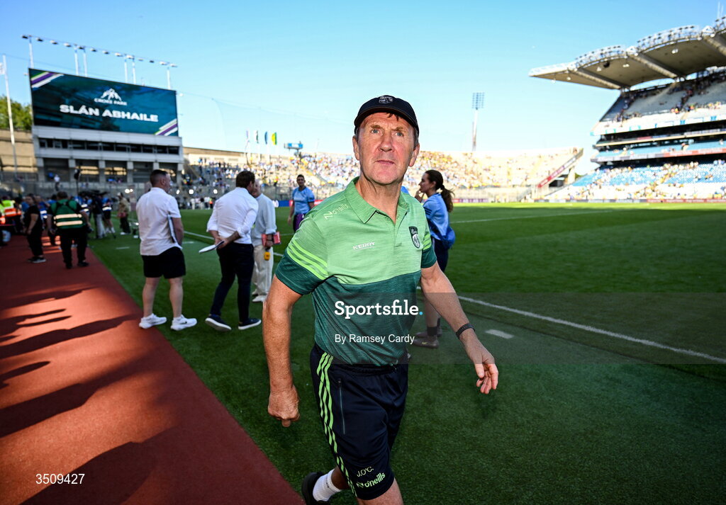 12 July 2026; Kerry manager Jack O'Connor after the GAA Football All-Ireland Senior Championship semi-final match between Dublin and Kerry at Croke Park in Dublin. Photo by Ramsey Cardy/Sportsfile