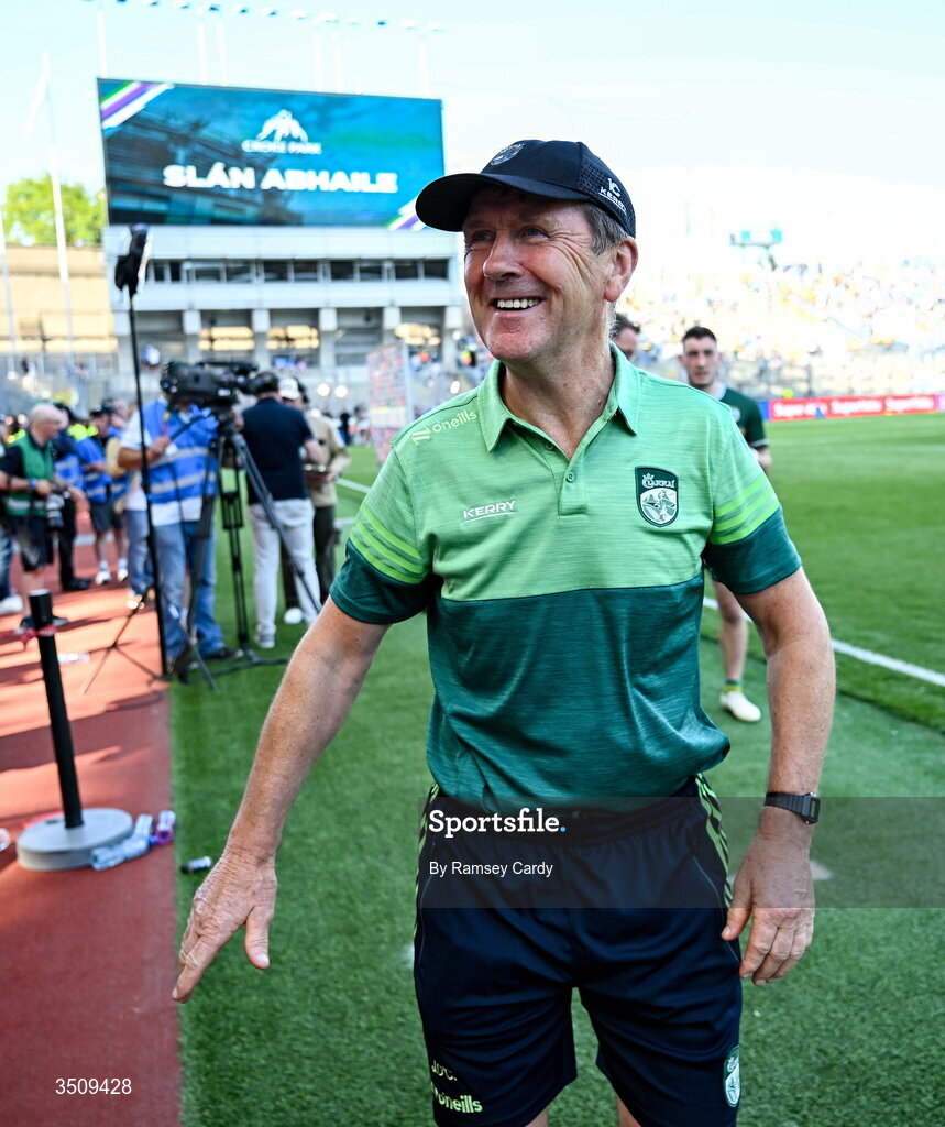 12 July 2026; Kerry manager Jack O'Connor after the GAA Football All-Ireland Senior Championship semi-final match between Dublin and Kerry at Croke Park in Dublin. Photo by Ramsey Cardy/Sportsfile
