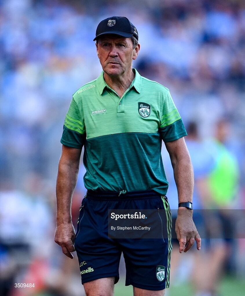 12 July 2026; Kerry manager Jack O'Connor during the GAA Football All-Ireland Senior Championship semi-final match between Dublin and Kerry at Croke Park in Dublin. Photo by Stephen McCarthy/Sportsfile