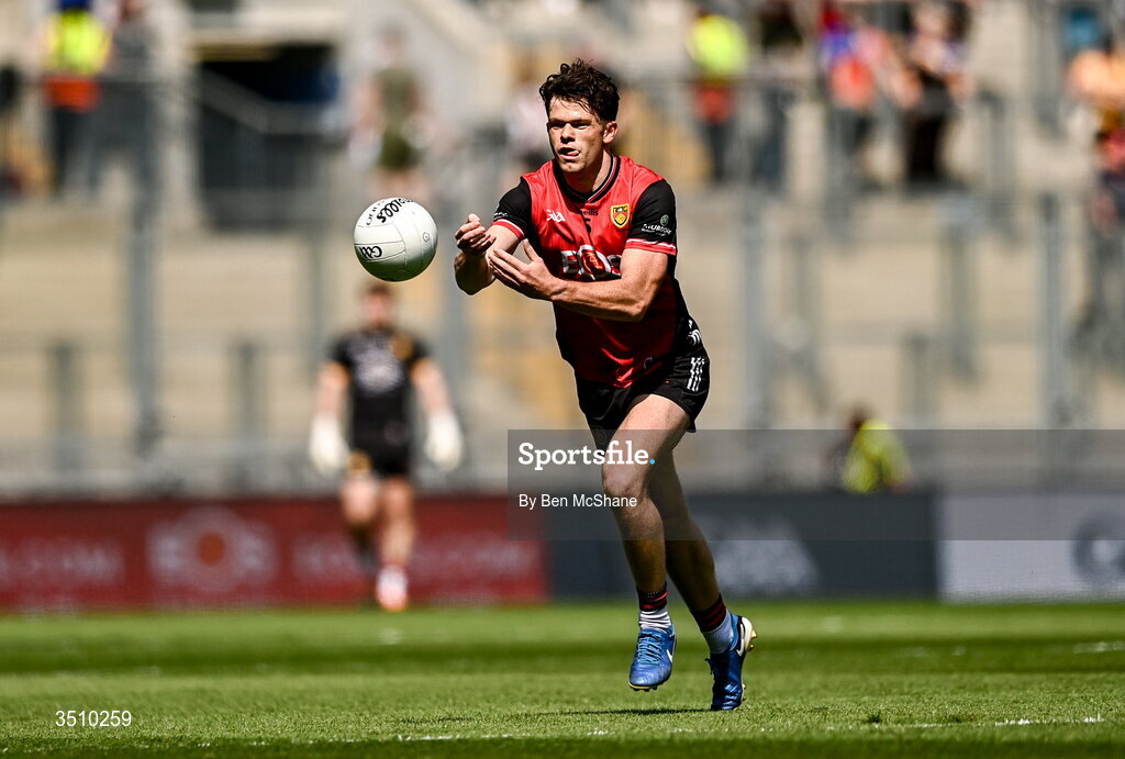 11 July 2026; Shane Annett of Down during the Tailteann Cup final match between Down and Wicklow at Croke Park in Dublin. Photo by Ben McShane/Sportsfile