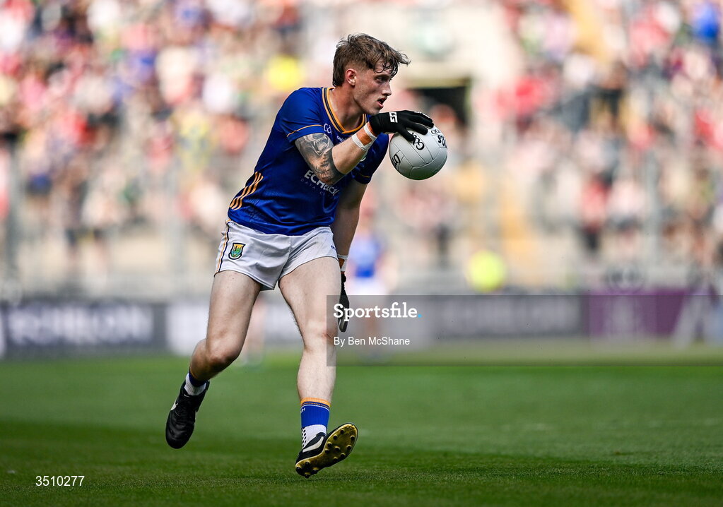 11 July 2026; Oisín McGraynor of Wicklow during the Tailteann Cup final match between Down and Wicklow at Croke Park in Dublin. Photo by Ben McShane/Sportsfile