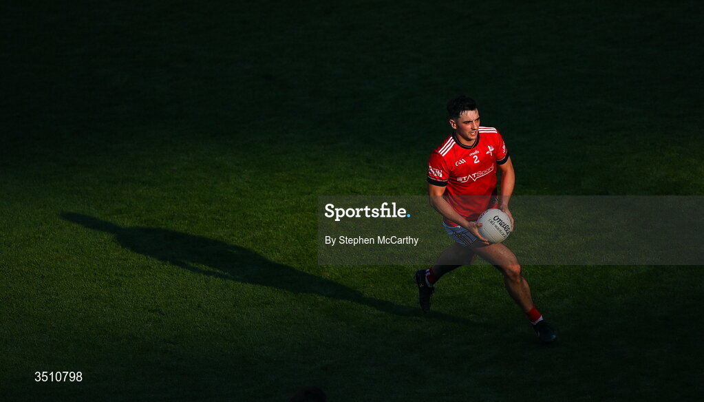 11 July 2026; Emmet Carolan of Louth during the GAA Football All-Ireland Senior Championship semi-final match between Mayo and Louth at Croke Park in Dublin. Photo by Stephen McCarthy/Sportsfile