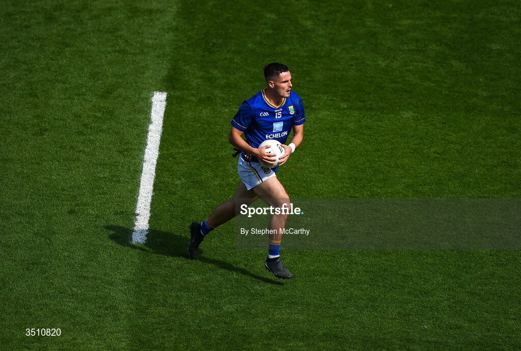 11 July 2026; Eoin Darcy of Wicklow during the Tailteann Cup final match between Down and Wicklow at Croke Park in Dublin. Photo by Stephen McCarthy/Sportsfile
