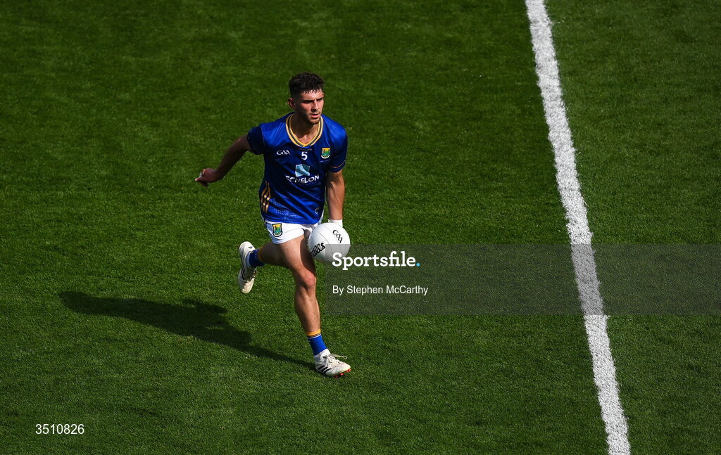 11 July 2026; Darragh Fee of Wicklow during the Tailteann Cup final match between Down and Wicklow at Croke Park in Dublin. Photo by Stephen McCarthy/Sportsfile