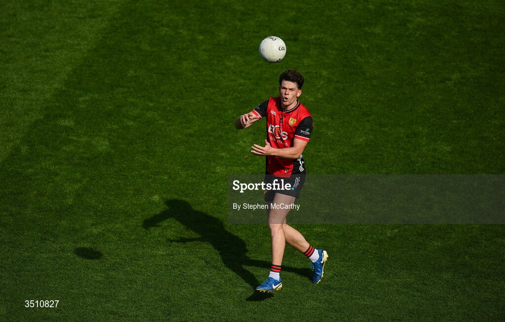 11 July 2026; Shane Annett of Down during the Tailteann Cup final match between Down and Wicklow at Croke Park in Dublin. Photo by Stephen McCarthy/Sportsfile