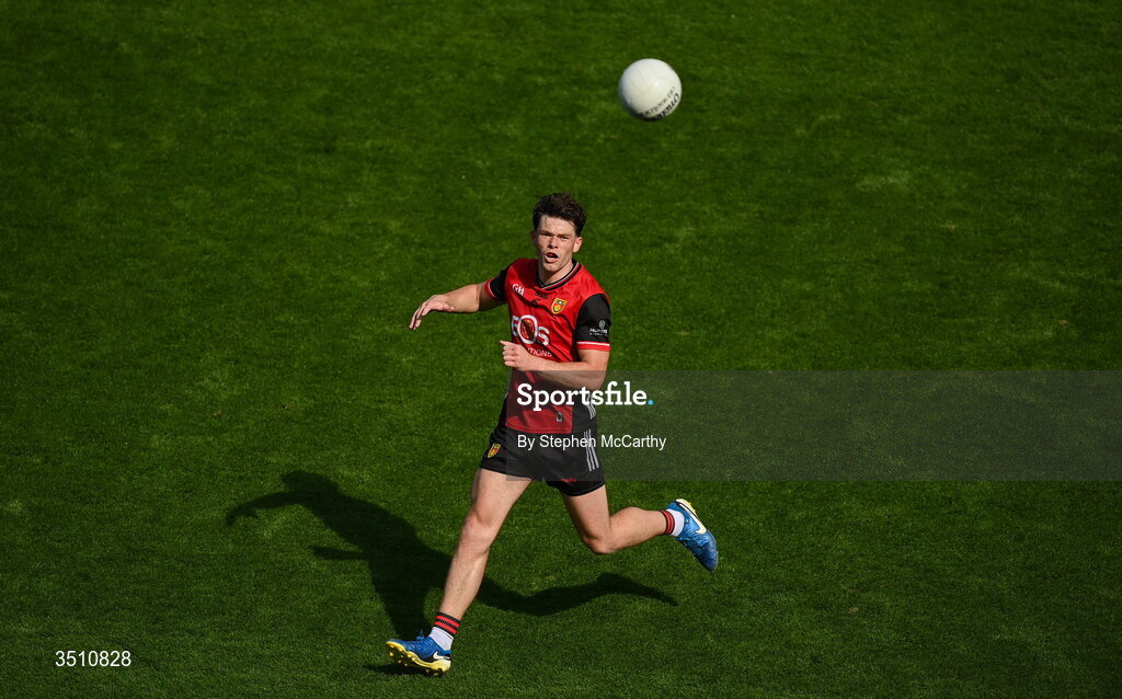 11 July 2026; Shane Annett of Down during the Tailteann Cup final match between Down and Wicklow at Croke Park in Dublin. Photo by Stephen McCarthy/Sportsfile