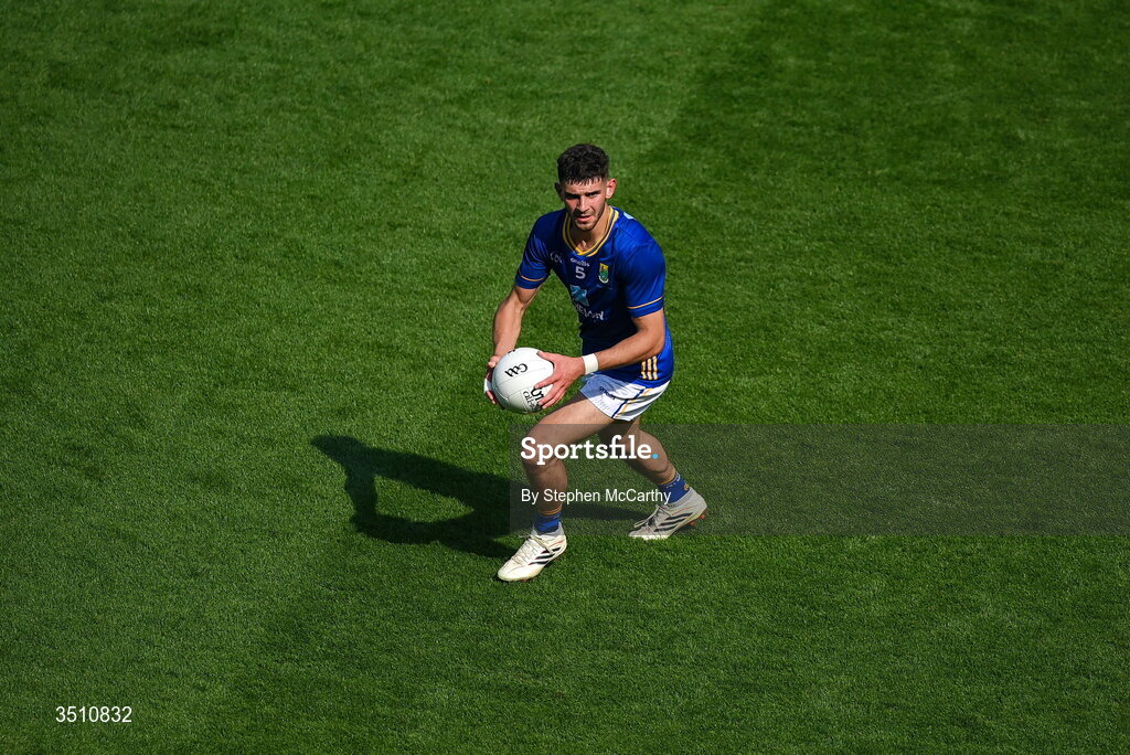 11 July 2026; Darragh Fee of Wicklow during the Tailteann Cup final match between Down and Wicklow at Croke Park in Dublin. Photo by Stephen McCarthy/Sportsfile