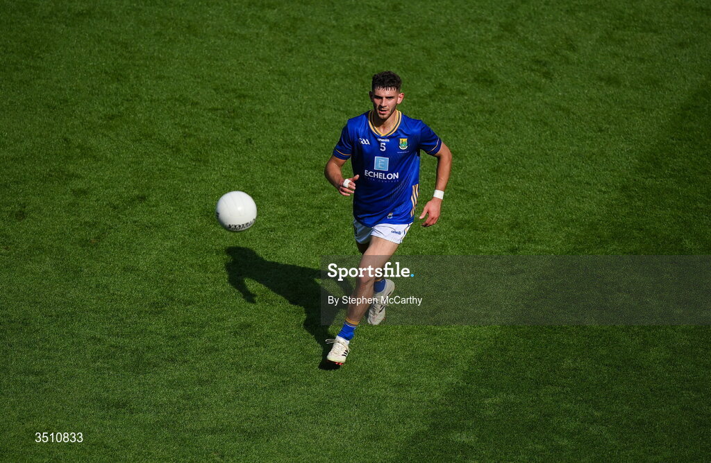 11 July 2026; Darragh Fee of Wicklow during the Tailteann Cup final match between Down and Wicklow at Croke Park in Dublin. Photo by Stephen McCarthy/Sportsfile