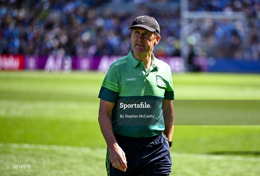 12 July 2026; Kerry manager Jack O'Connor before the GAA Football All-Ireland Senior Championship semi-final match between Dublin and Kerry at Croke Park in Dublin. Photo by Stephen McCarthy/Sportsfile