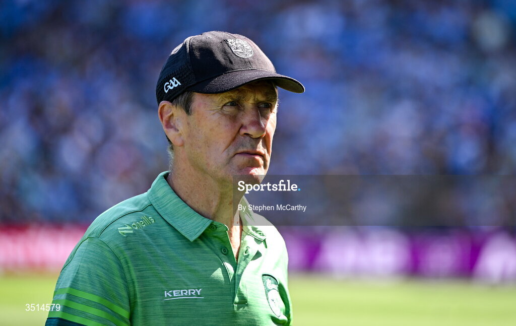 12 July 2026; Kerry manager Jack O'Connor before the GAA Football All-Ireland Senior Championship semi-final match between Dublin and Kerry at Croke Park in Dublin. Photo by Stephen McCarthy/Sportsfile
