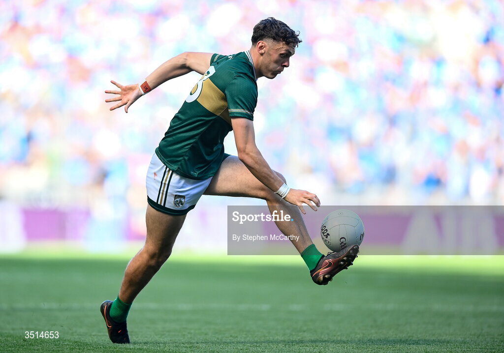 12 July 2026; David Clifford of Kerry during the GAA Football All-Ireland Senior Championship semi-final match between Dublin and Kerry at Croke Park in Dublin. Photo by Stephen McCarthy/Sportsfile