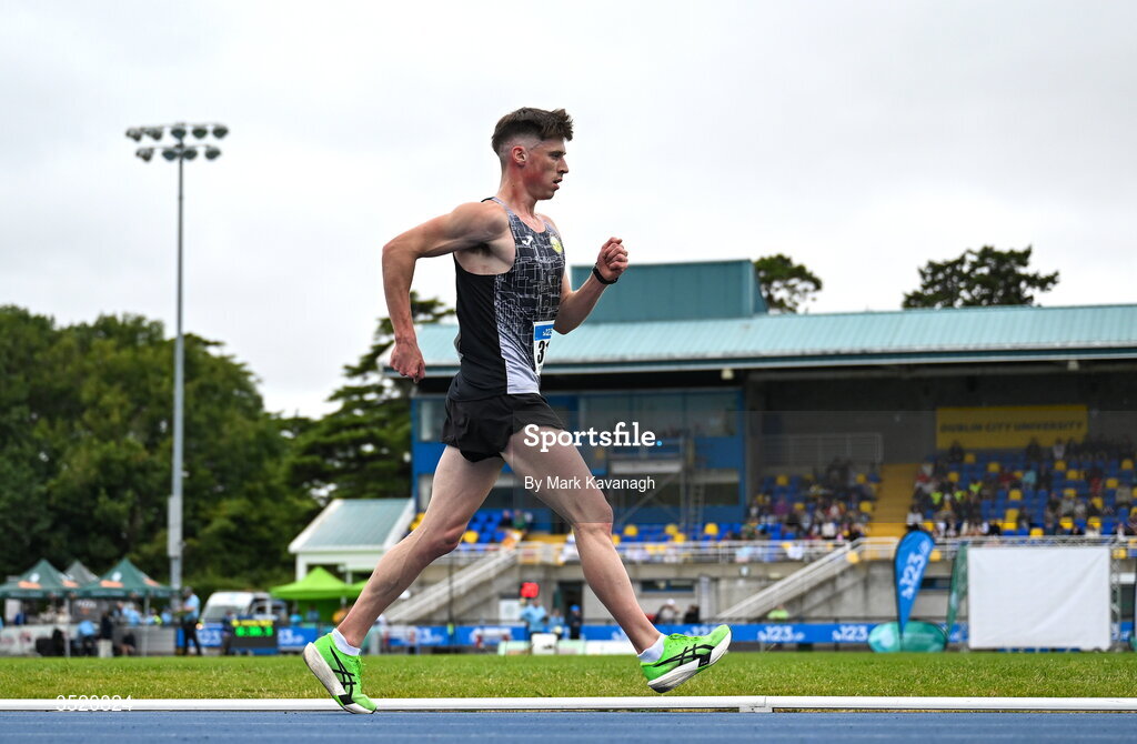 25 July 2026; David Kenny of Farranfore Maine Valley A.C. competing in the 10,000m walk during day one of the 123.ie National Senior Track & Field Championships 2026 at Morton Stadium in Dublin. Photo by Mark Kavanagh/Sportsfile