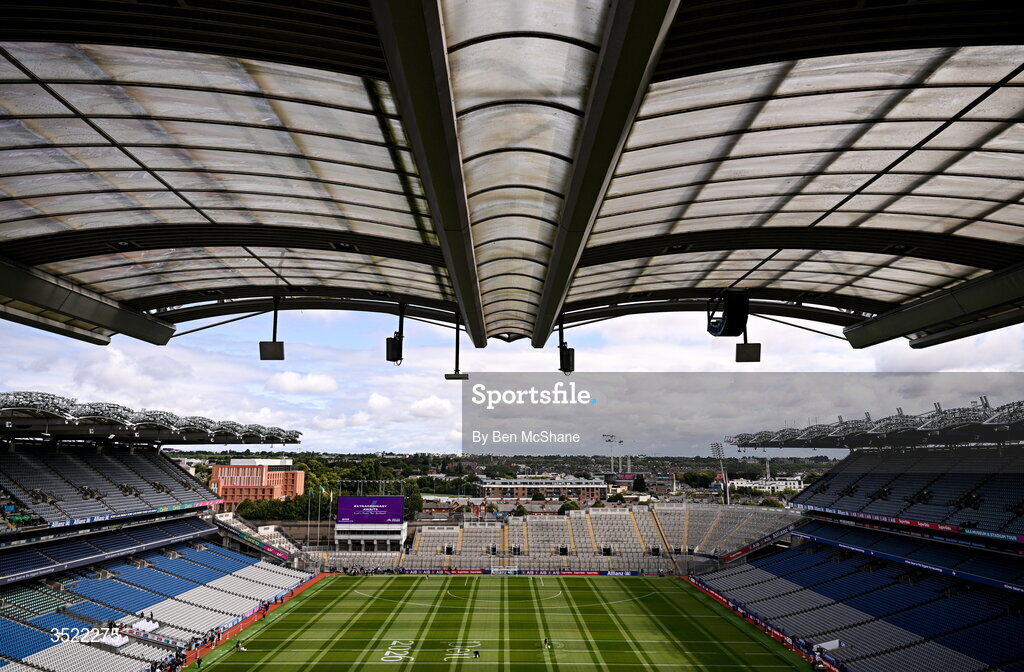 26 July 2026; A general view inside Croke Park before the GAA Football All-Ireland Senior Championship final match between Kerry and Mayo at Croke Park in Dublin. Photo by Ben McShane/Sportsfile
