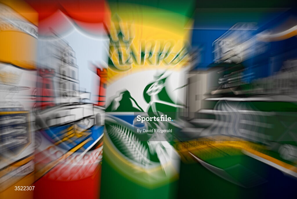 26 July 2026; A Kerry crest is seen in the tunnel area before the GAA Football All-Ireland Senior Championship final match between Kerry and Mayo at Croke Park in Dublin. Photo by David Fitzgerald/Sportsfile