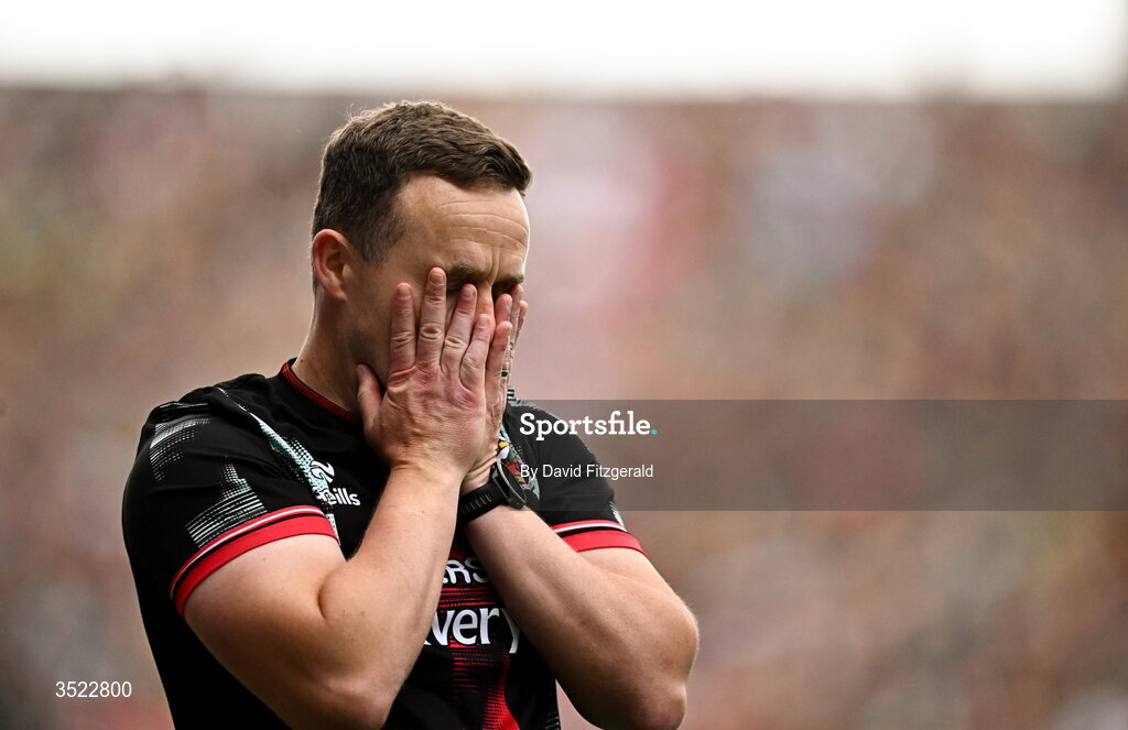 26 July 2026; Mayo manager Andy Moran during the GAA Football All-Ireland Senior Championship final match between Kerry and Mayo at Croke Park in Dublin. Photo by David Fitzgerald/Sportsfile