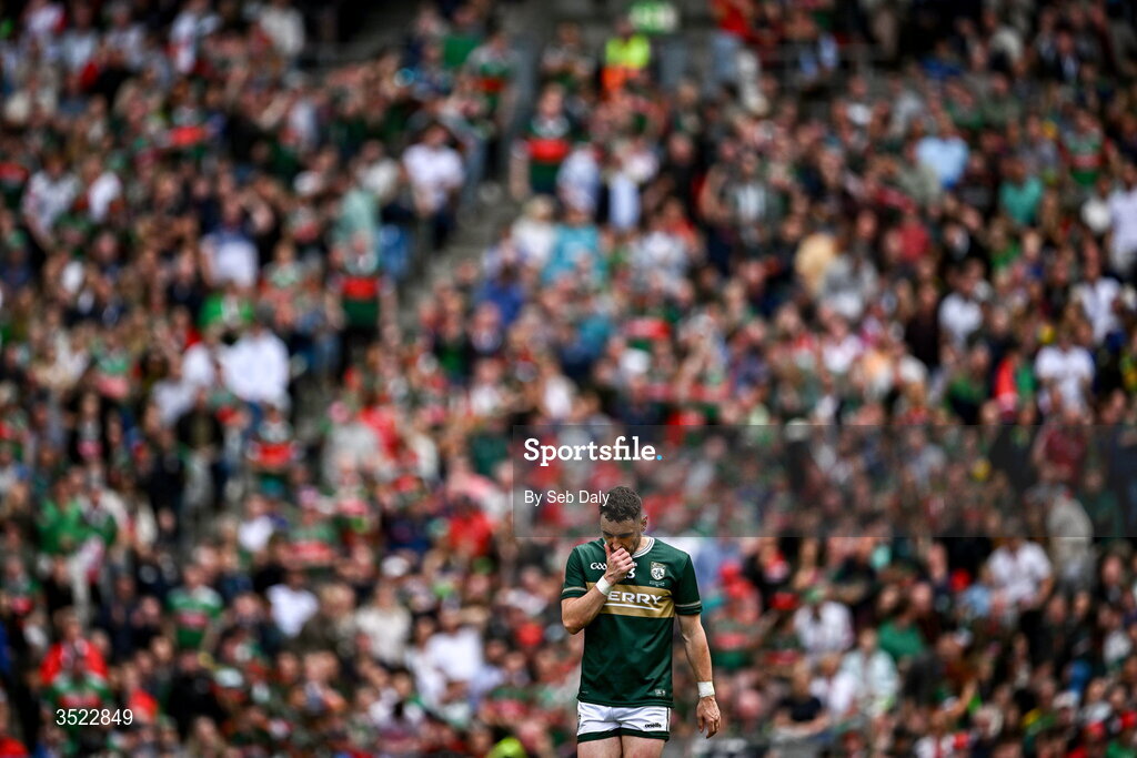 26 July 2026; Paudie Clifford of Kerry during the GAA Football All-Ireland Senior Championship final match between Kerry and Mayo at Croke Park in Dublin. Photo by Seb Daly/Sportsfile