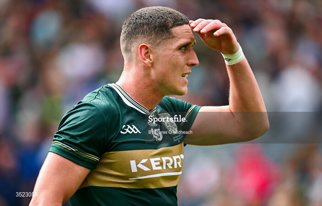 26 July 2026; Joe O'Connor of Kerry after the GAA Football All-Ireland Senior Championship final match between Kerry and Mayo at Croke Park in Dublin. Photo by Piaras Ó Mídheach/Sportsfile