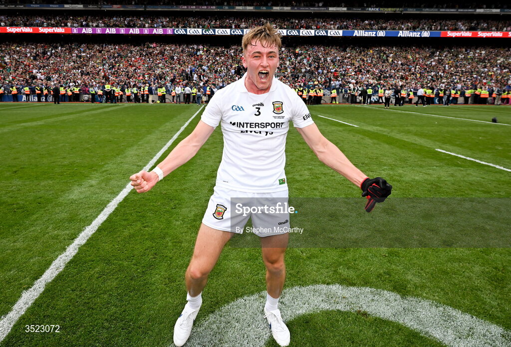 26 July 2026; Donnacha McHugh of Mayo after the GAA Football All-Ireland Senior Championship final match between Kerry and Mayo at Croke Park in Dublin. Photo by Stephen McCarthy/Sportsfile