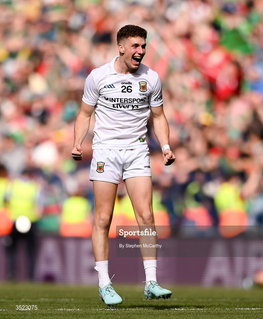 26 July 2026; Cian McHale of Mayo after the GAA Football All-Ireland Senior Championship final match between Kerry and Mayo at Croke Park in Dublin. Photo by Stephen McCarthy/Sportsfile
